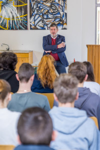 Bundestagsabgeordneter Jörg Nürnberger im Luisenburg-Gymnasium Wunsiedel