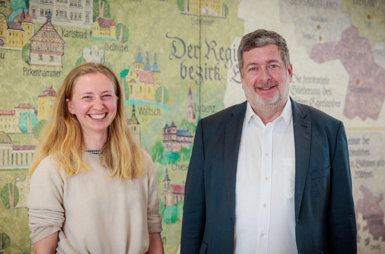 Zuzana Zavadilová und Jörg Nürnberger in Marktredwitz im Egerland-Kulturhaus